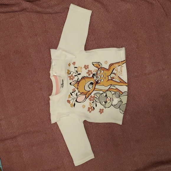 Disney Other - Disney Bambi and Thumper Long Sleeve - 0 to 3 months